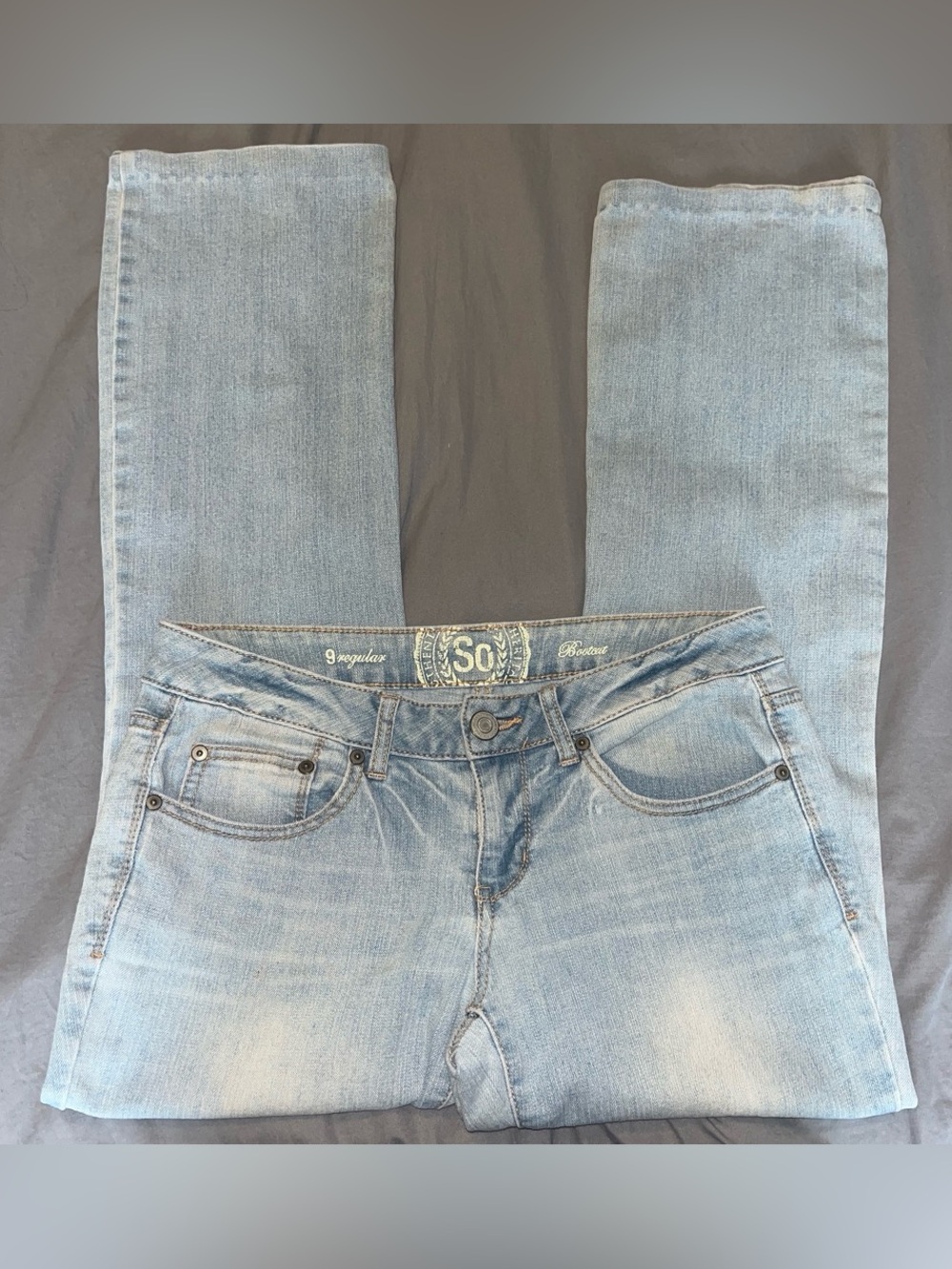 Vintage Y2K SO Light Wash Women’s Jeans - Size 9 Regular